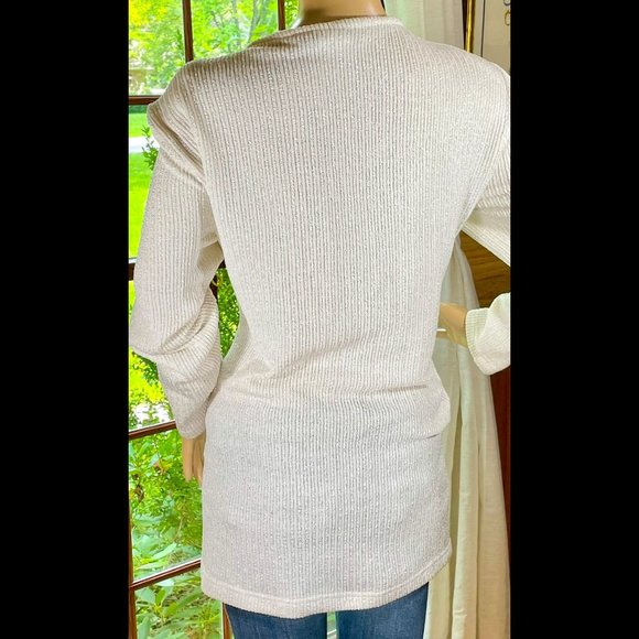 ▪️VTG▪️LINDSEY SCOTT▪️Knit Mock Layer Cardigan - Picture 2 of 5